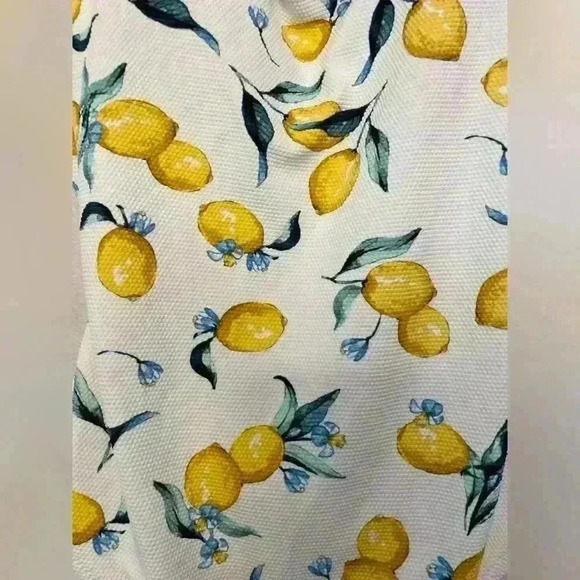 Jessica Simpson LEMONS Nice Lemons Tie-Waist One-Piece Swimsuit Size M - Picture 3 of 12